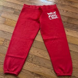 Pink classic sweatpants